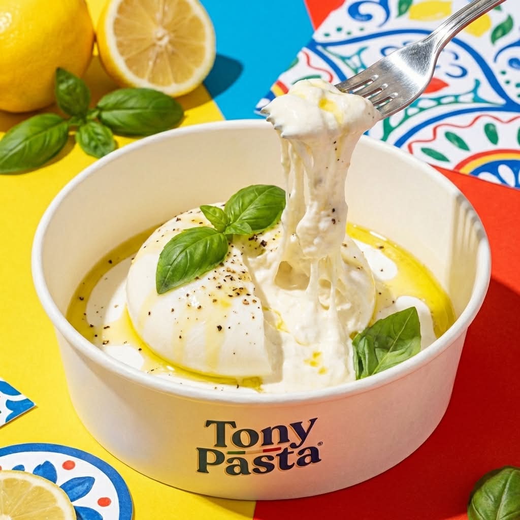 🥰 Burrata crémeuse