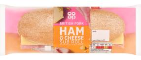 Co-op Ham & Cheese Sub Roll with Mustard Mayo