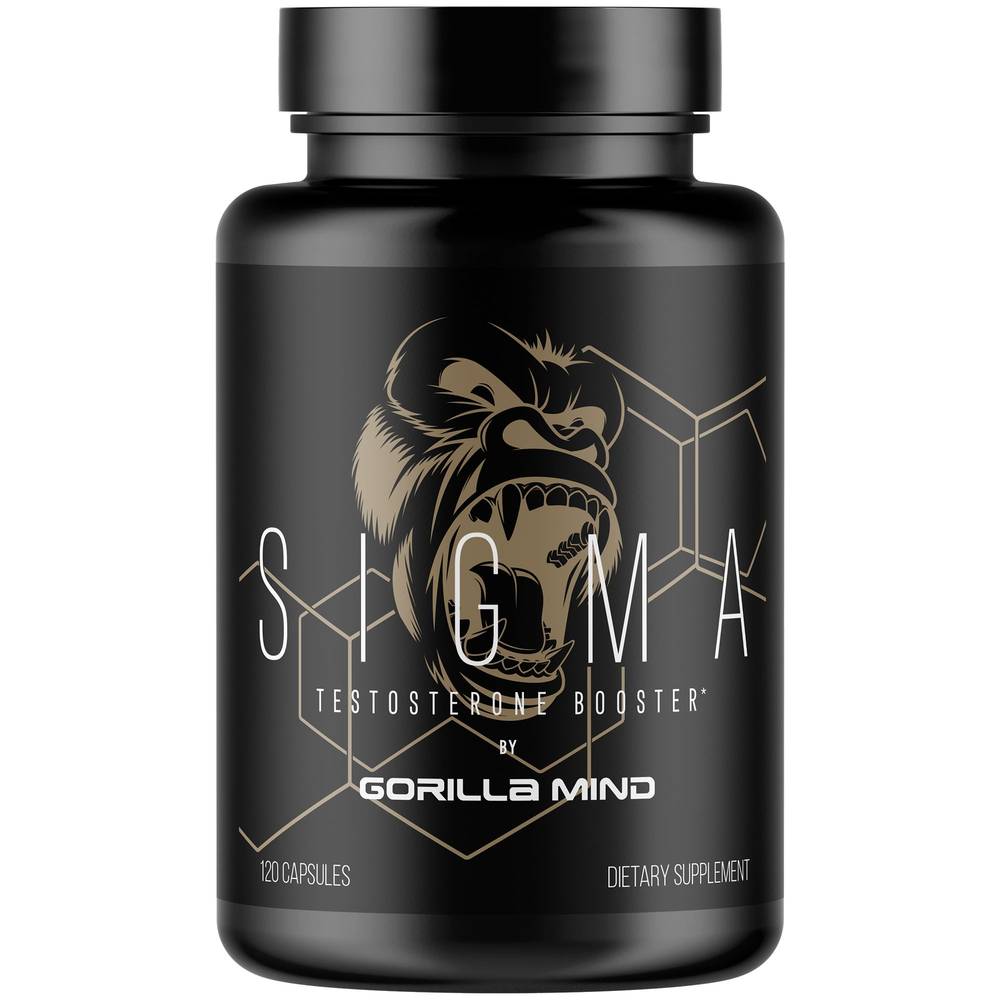 Sigma Testosterone Booster By Gorilla Mind (120 Capsules)