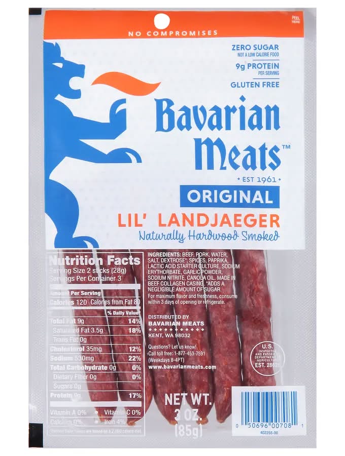 Bavarian Meats Lil' Landjaeger Original
