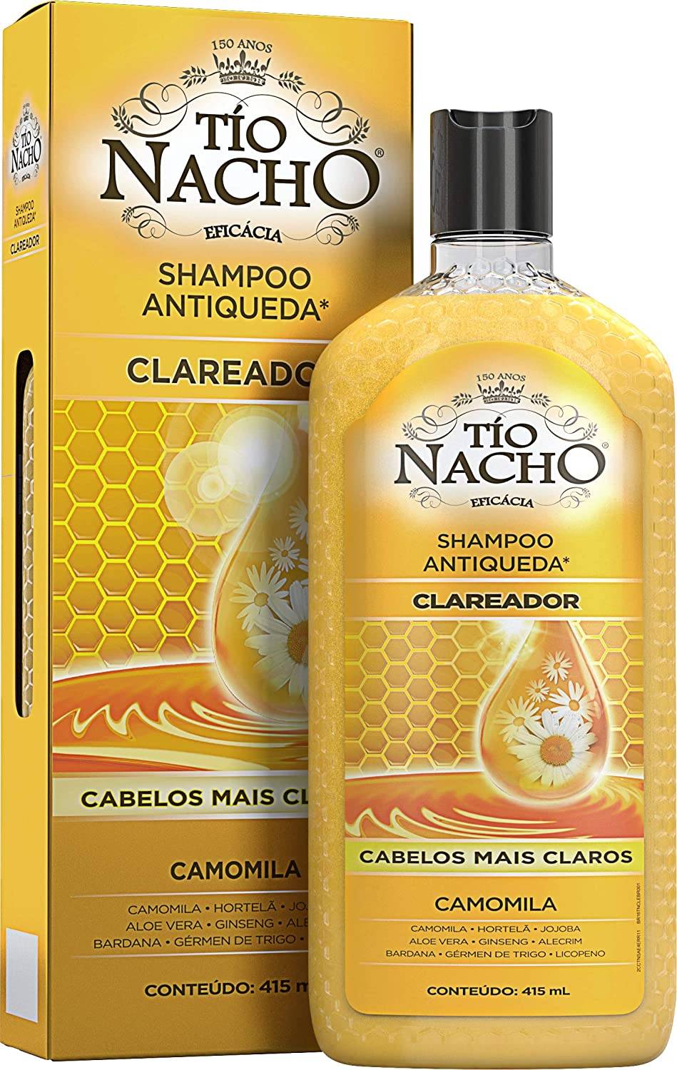 Tío nacho shampoo antiqueda clareador (415ml)