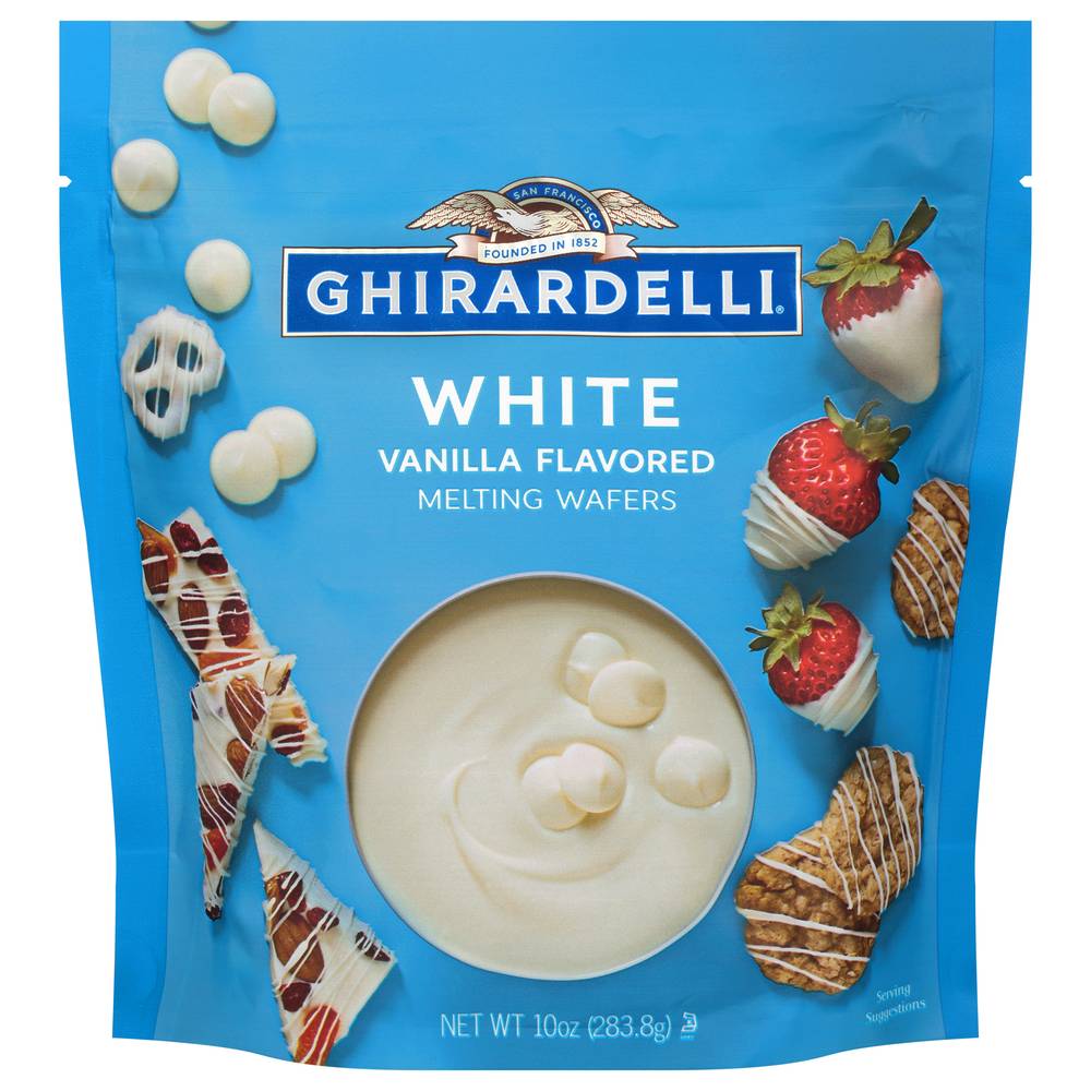 Ghirardelli Vanilla Flavored White Melting Wafers