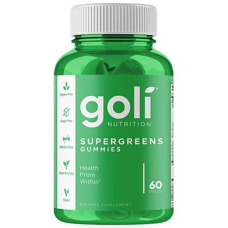 Goli Supergreens Gummy - 60.0 ea
