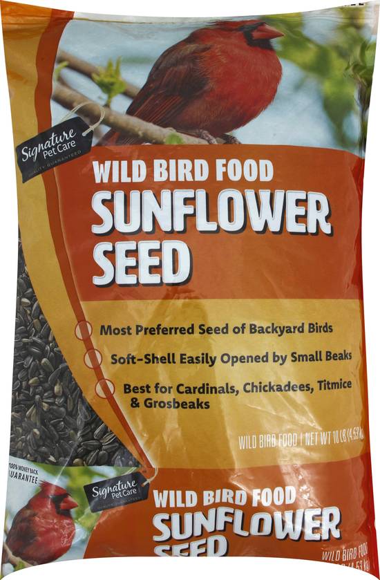 Signature Pet Care Bird Seed Wild Sunflower (10 lb)