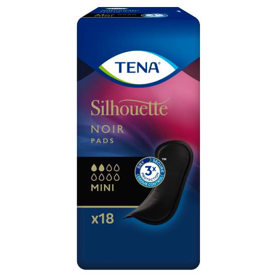 Tena Lady Silhouette Incontinence Pads (black)