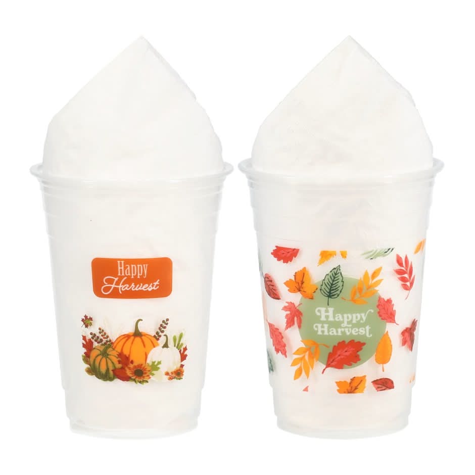 Harvest Themed Plastic Tumblers (6 ct)