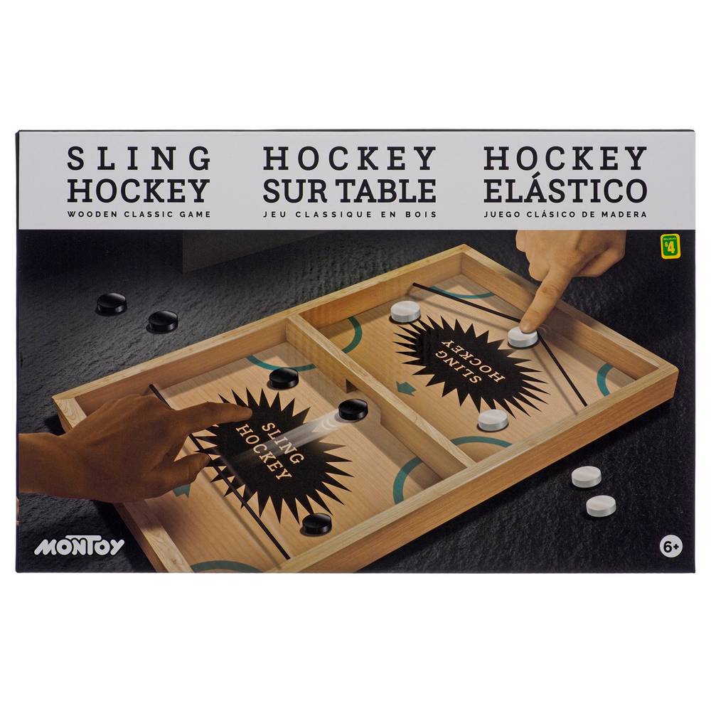 MonToy Sling Hockey Wooden Classic Game Delivery Near Me Order Online