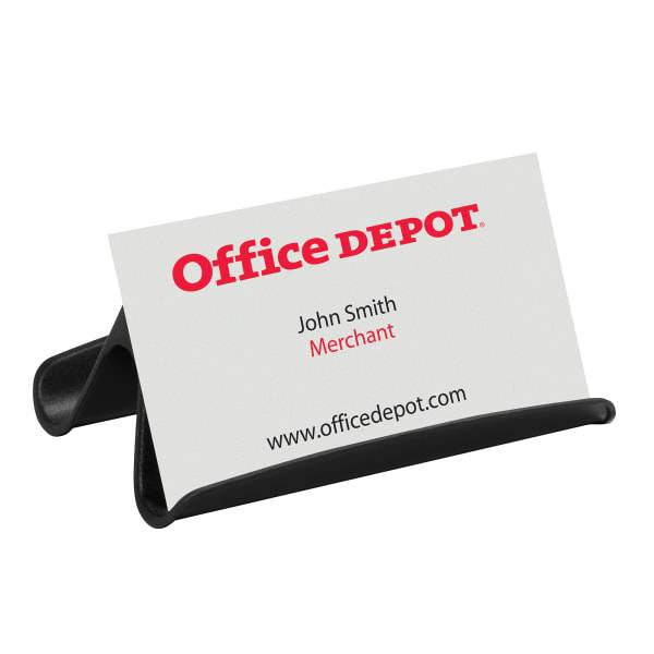 Office Depot Business Card Holder Black