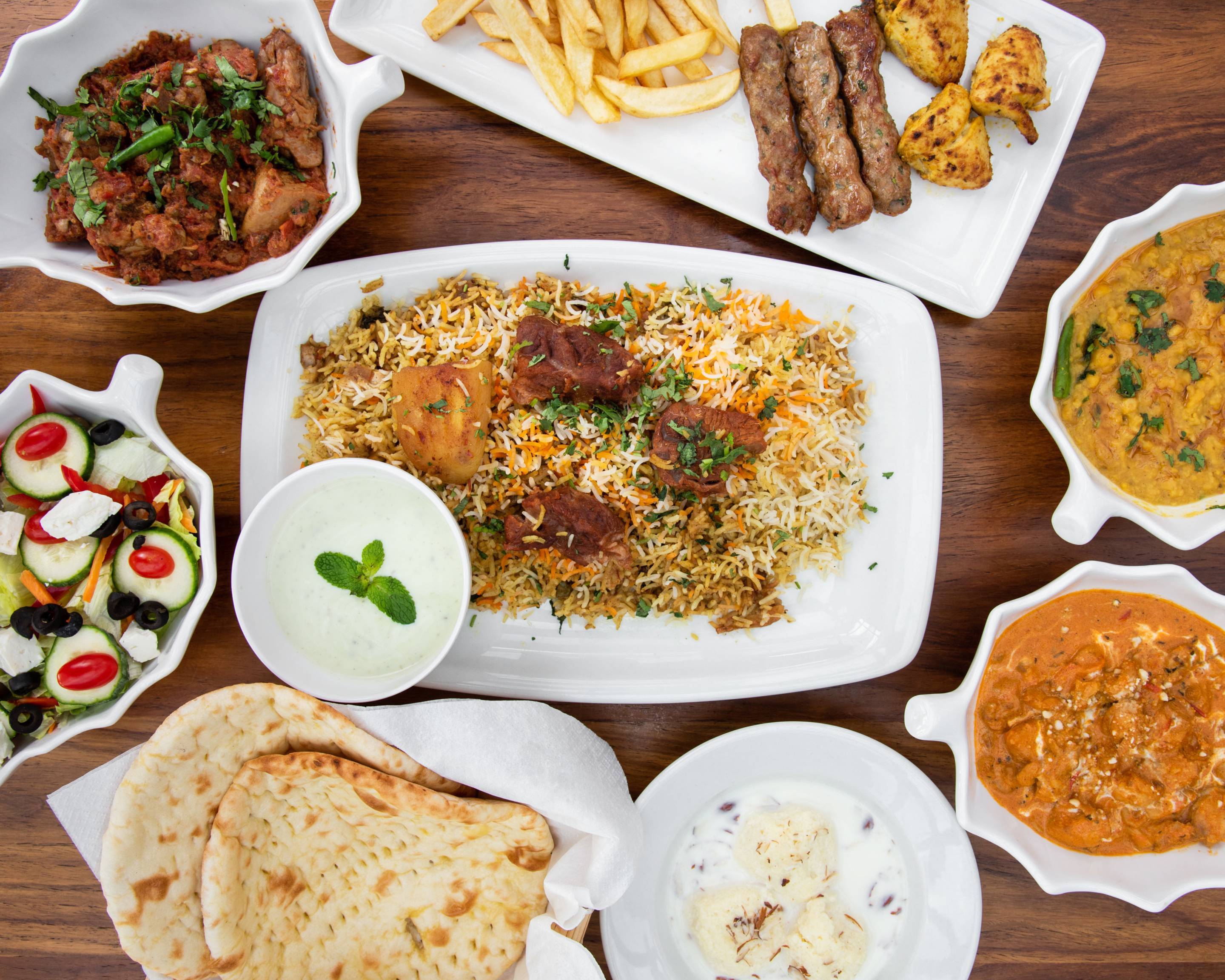 Johannesburg buffet restaurant, LalQila Mughal décor, South Asian food Joburg, biryani and curry buffet, family celebrations Johannesburg, Pakistani dining experience, Joburg ETC
