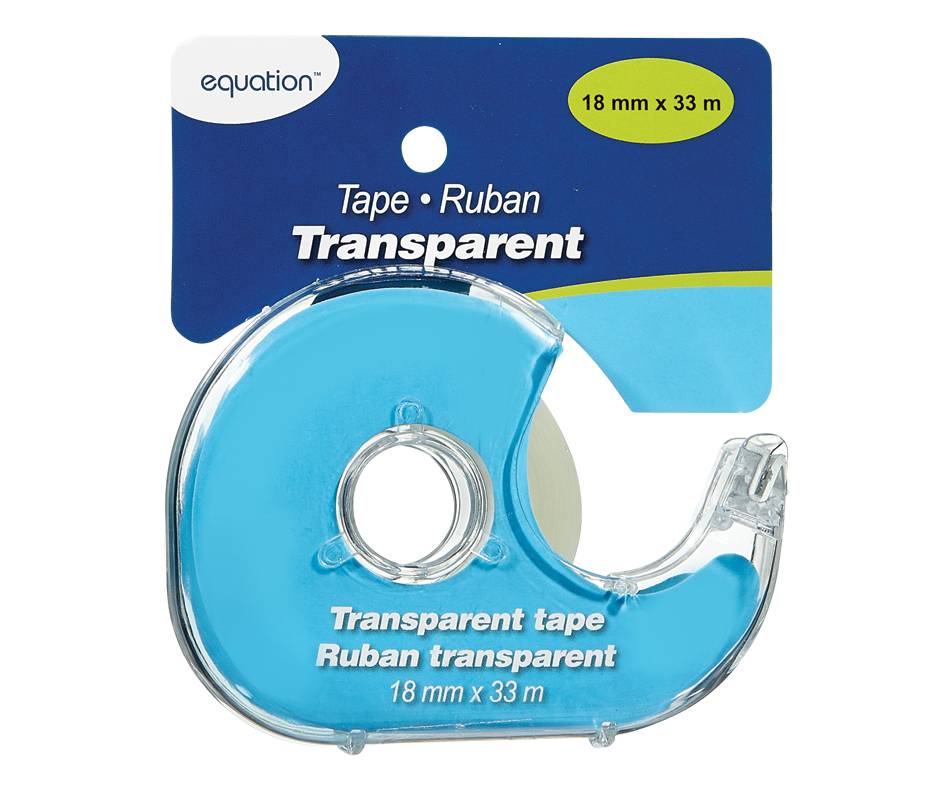 Equation ruban invisible (1 unité) - tape invisible (1 unit)