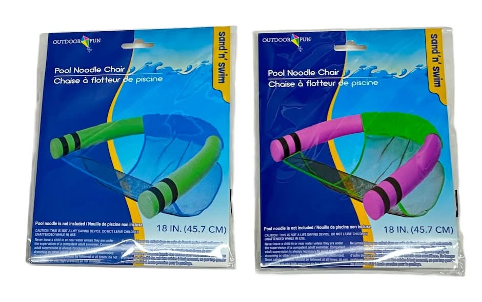 Splash-N-Swim Pool Noodle Chairs, 18 in