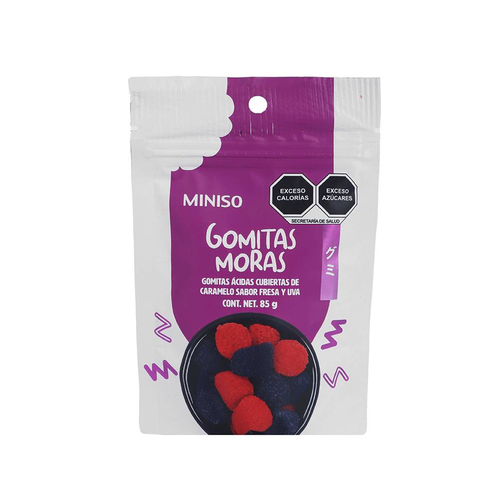 Miniso · Gomitas de moras (85 g)