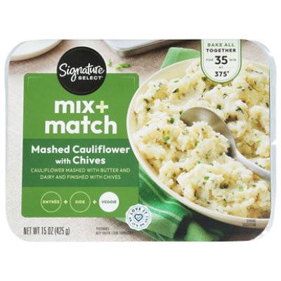 Signature Select Mix Match Mashed Cauliflower With Chives