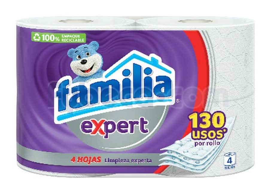 Pap. Hig. Familia Expert  X 4 Rollos