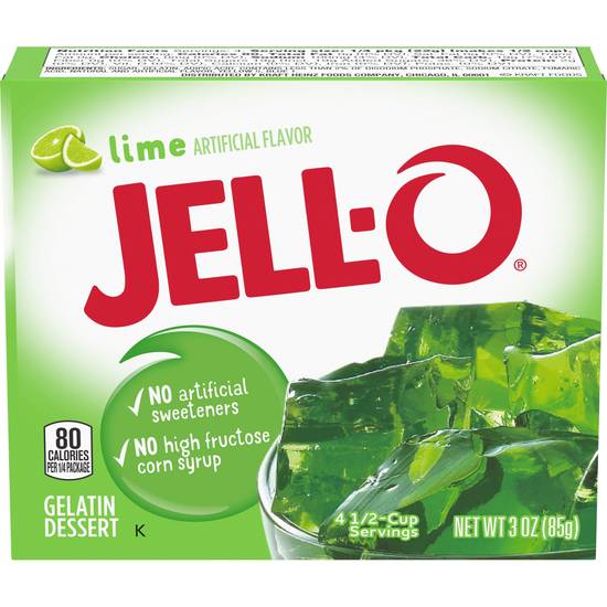Jell-O Lime Instant Gelatin Dessert