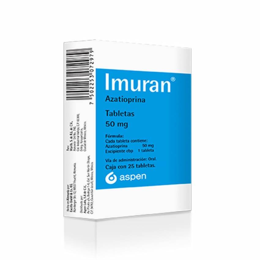 Aspen imuran azatioprina tabletas 50 mg (25 piezas)