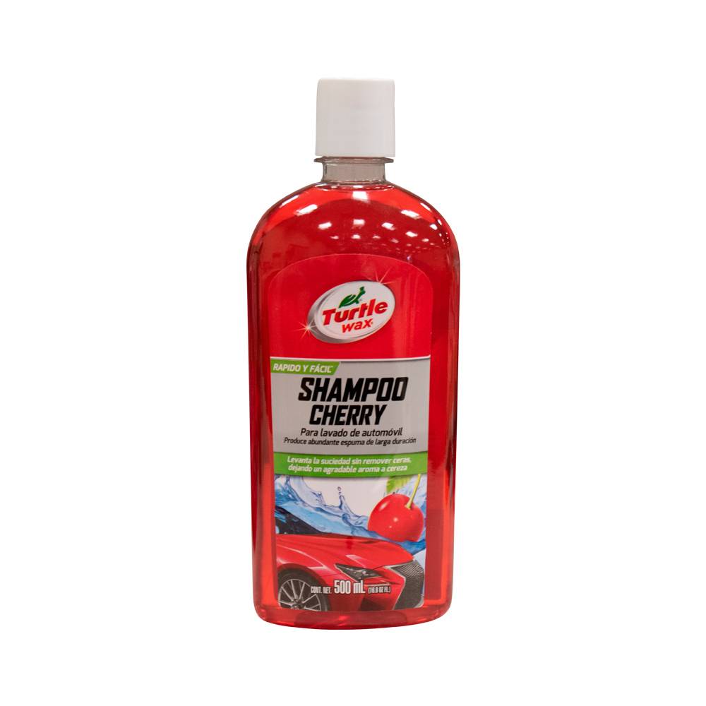 Turtle wax shampoo para auto cherry (450 ml)