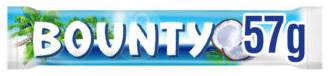 Bounty Coconut-Milk Chocolate, Snack Bar Duo (57g)
