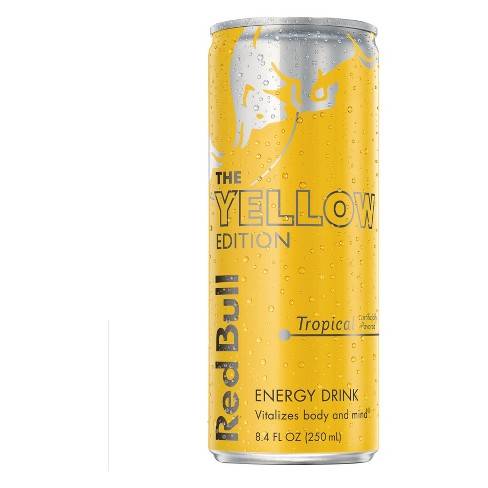 Red Bull - Tropical Yellow Edition Energy Drink - 24/8.4 oz (1X24|1 Unit per Case)
