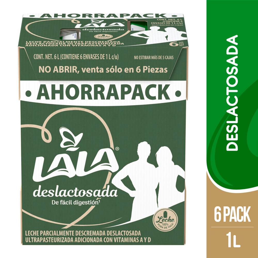 Lala · Leche deslactosada (6 x 1 L)