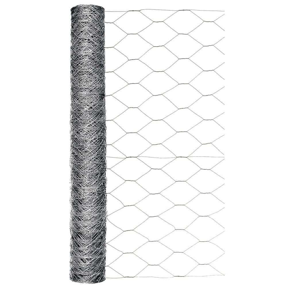 GARDEN CRAFT 50-ft x 2-ft Gray Steel Chicken Wire Rolled Fencing with Mesh Size 2-in | 182450S