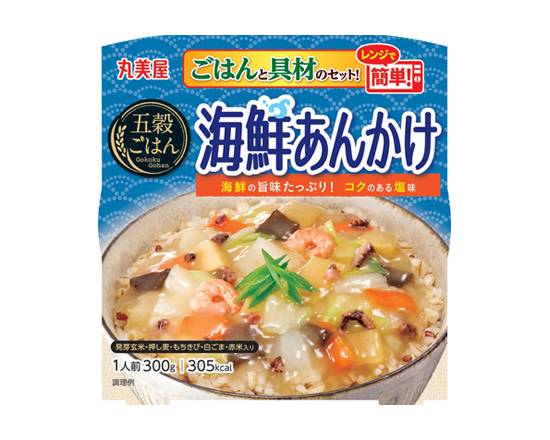 406483：丸美屋 五穀ごはん 海鮮あんかけ 300G / Marumiya Five Grain Rice, Seafood Ankake, ×300G