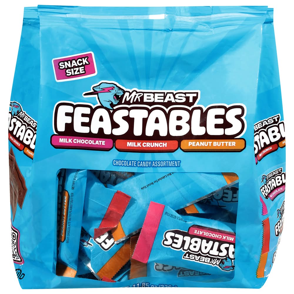 Feastables Mrbeast Chocolates Variety pack, Assorted (11.85 oz, 28 ct)