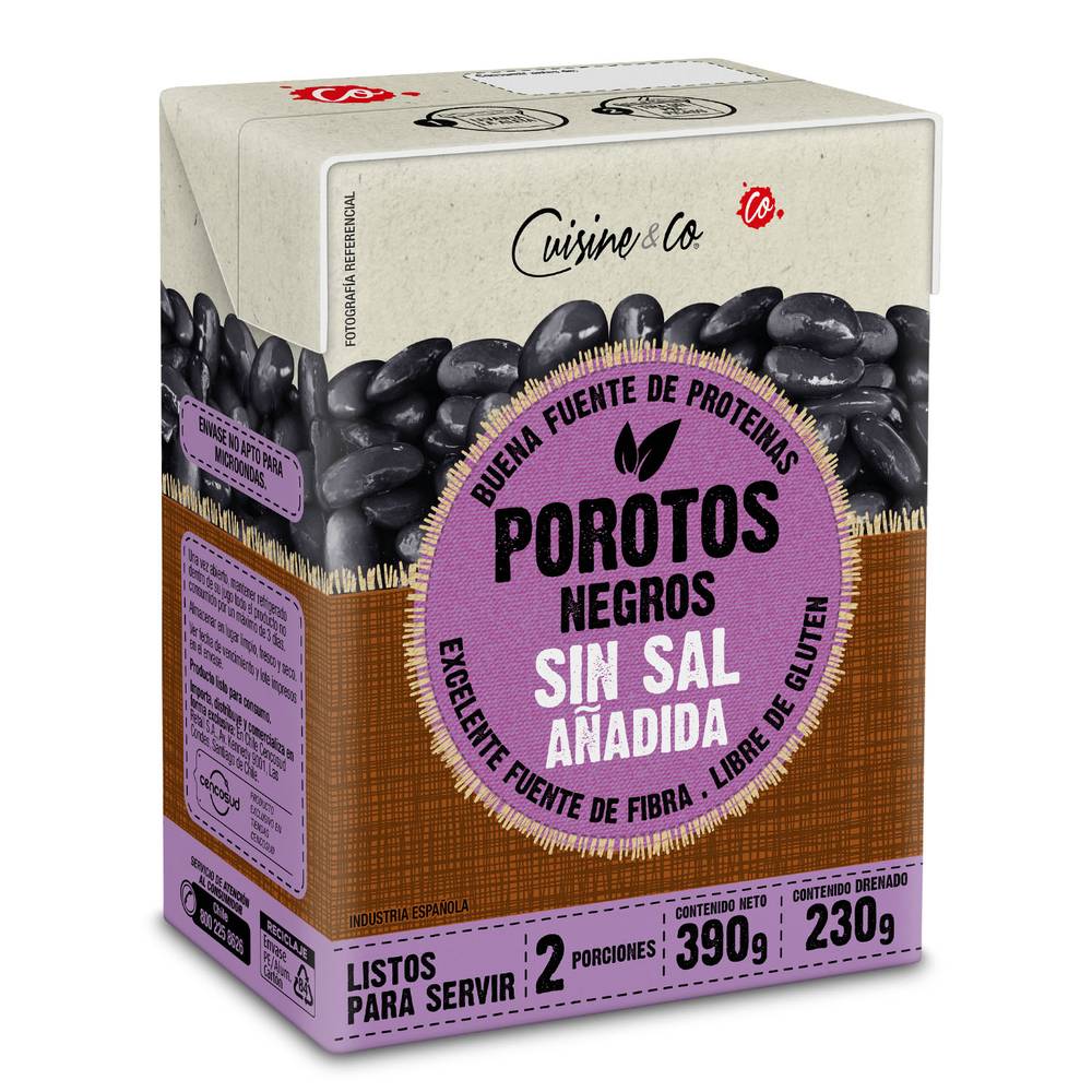 Cuisine & Co · Poroto negro en conserva (400 g)