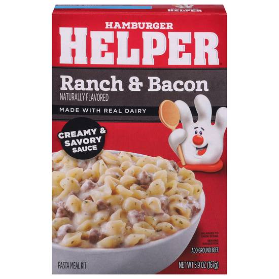 Hamburger Helper Pasta Meal Kit (ranch-bacon)
