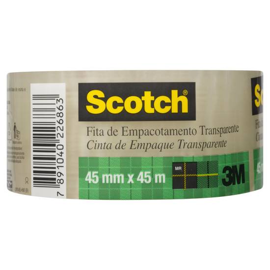 3M fita adesiva pp 45mmx45m transparente scotch