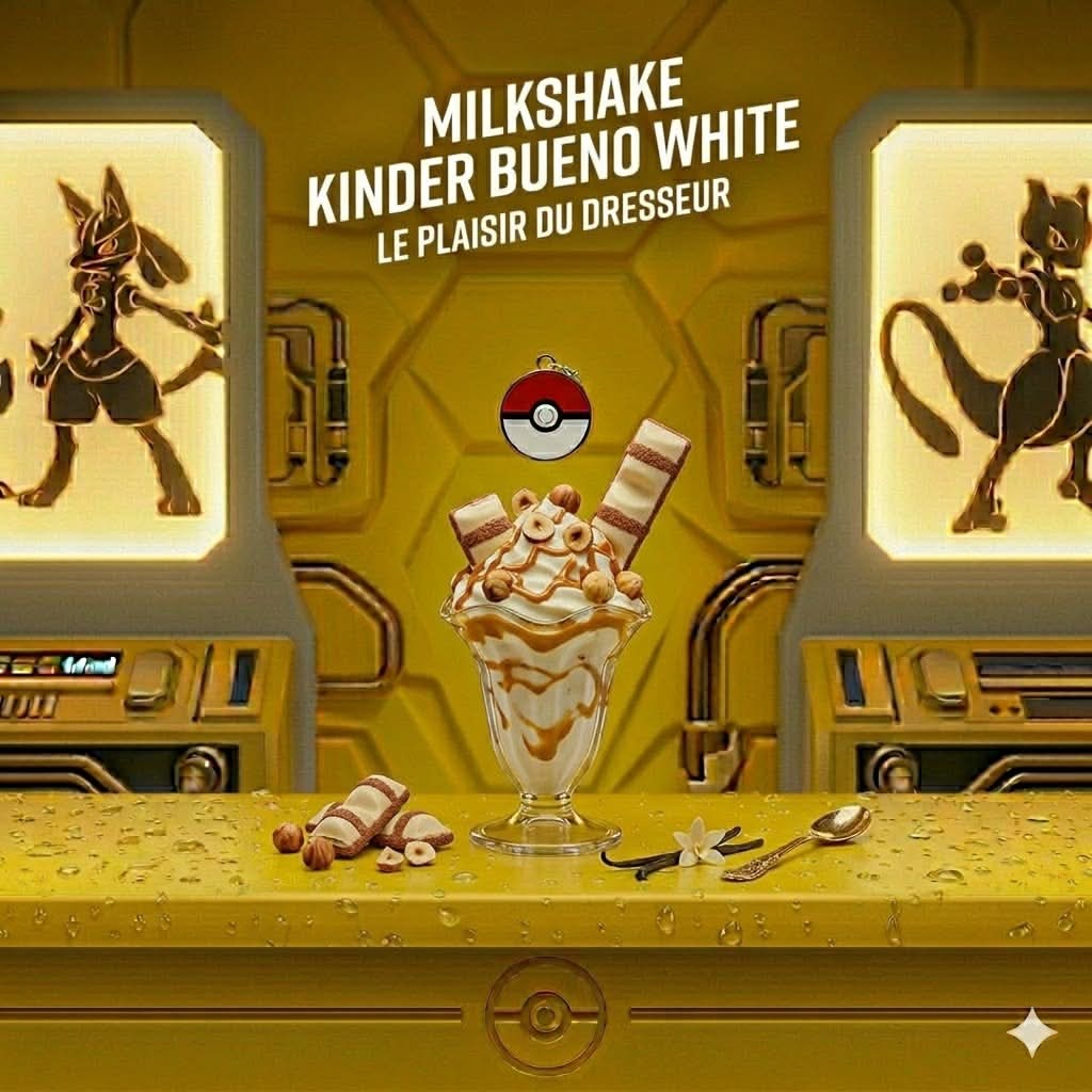 Milkshake Kinder Bueno White 🥛