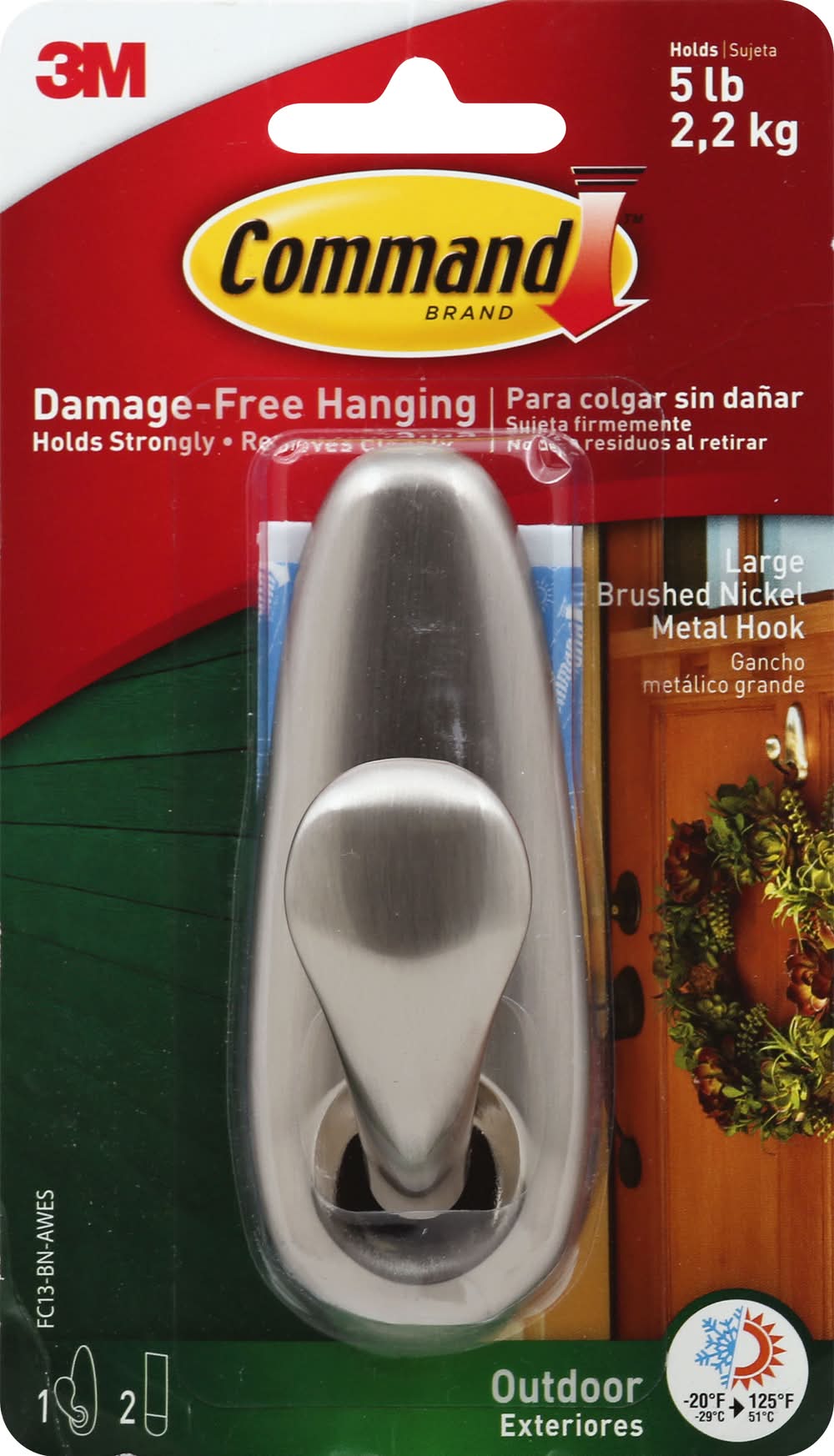 Command Metal Hook (1.28 oz)