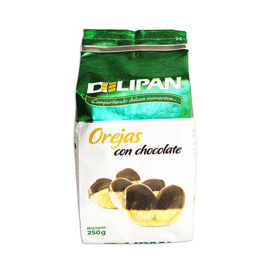 Orejas Chocolate Delipan 250 Gr
