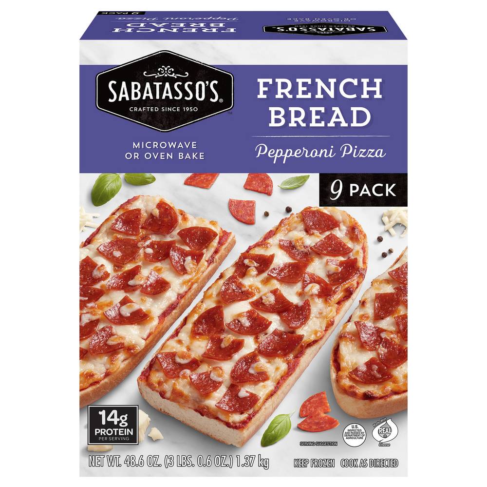 Sabatasso's Pepperoni Pizza French Bread (9 ct)