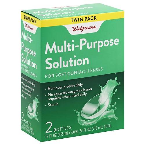 Walgreens Multi-Purpose Contact Lens Solution - 24.0 oz x 2 pack