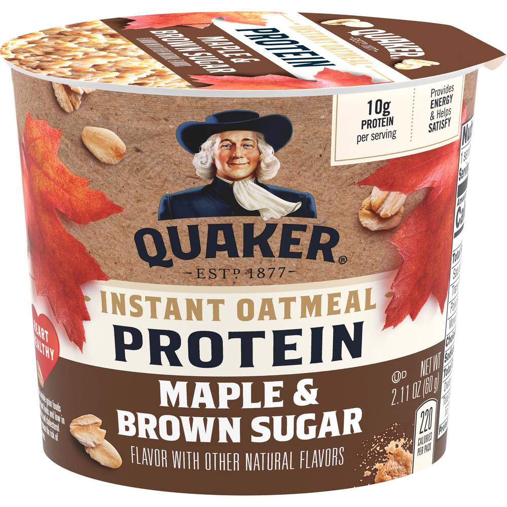 Quaker Protein Instant Oatmeal (maple-brown sugar)