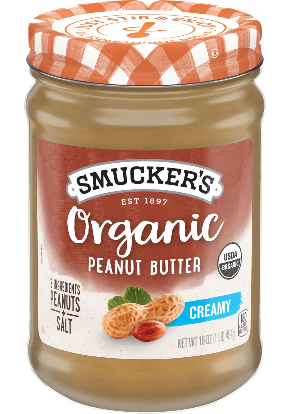 Smucker's Organic Natural Creamy Peanut Butter (16 oz)