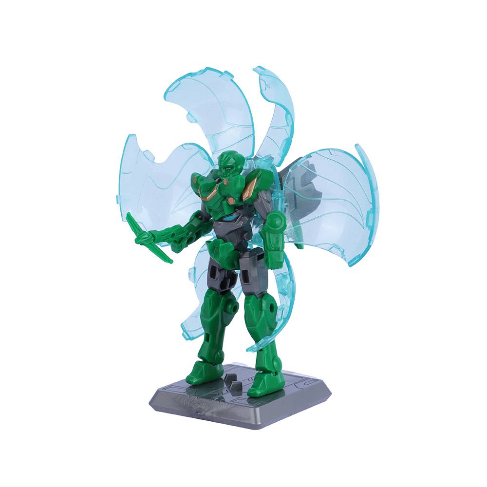 Figura De Colección Transformer Sintética Verde