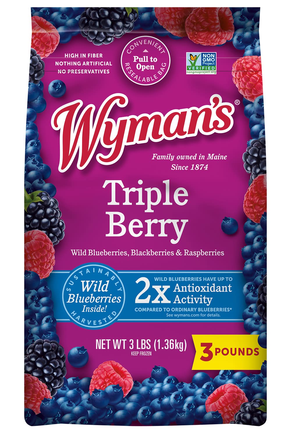 Wyman's Triple Berries (3 lbs)