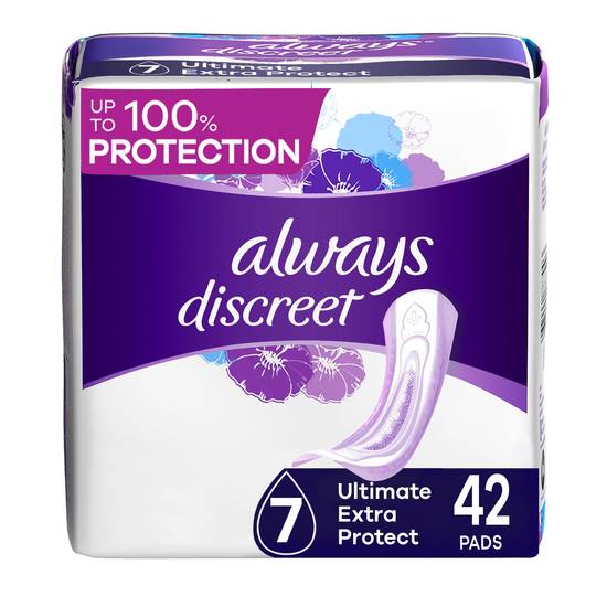 Always Discreet Ultimate Extra Protect Postpartum Incontinence Pads