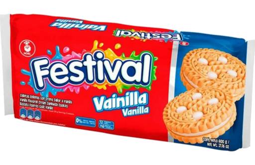 Noel Festival Sandwich Cookies, Vanilla (600g)