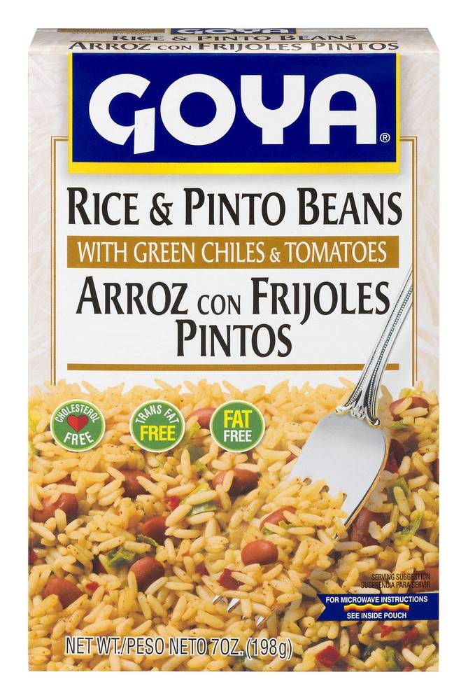 Goya Rice & Pinto Beans With Green Chiles & Tomatoes (7 oz)