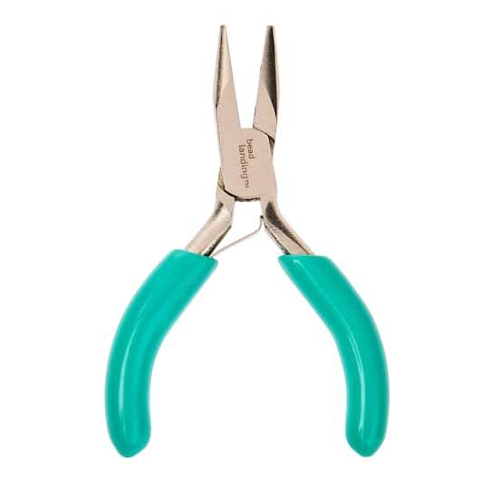 Bead Landing Bent Nose Pliers, Blue Turquoise