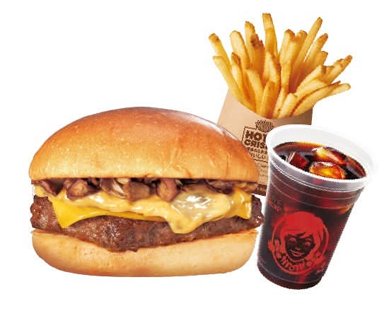 リッチマッシュルームメルトバーガーセット(RN)