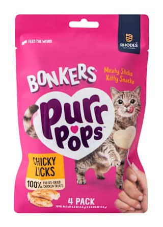 Bonkers™ Purr Pops™Chicky Licks Sticks 4-Pack Chicky Licks