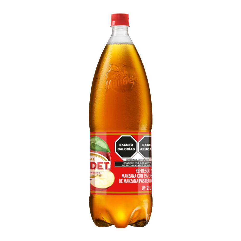 Sidral Mundet · Refresco con 1% de jugo, manzana (2 L)