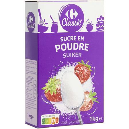 Carrefour Classic' - Sucre en poudre (1kg)