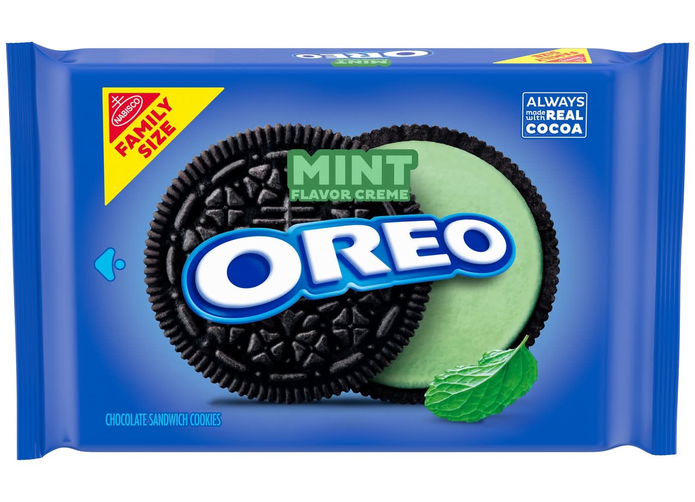 Oreo Chocolate Sandwich Cookies, Mint (18.71 oz)