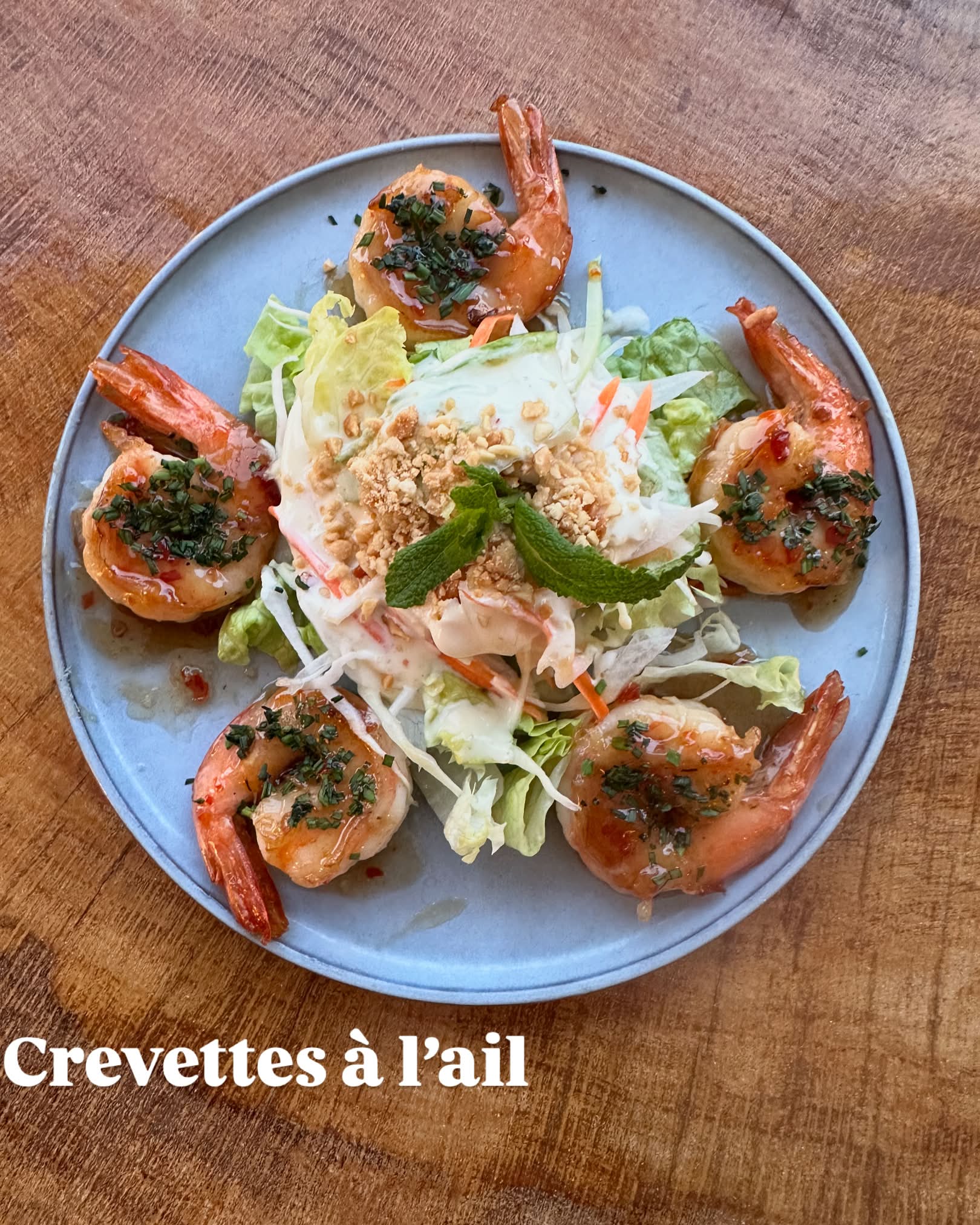 Salade de crevettes