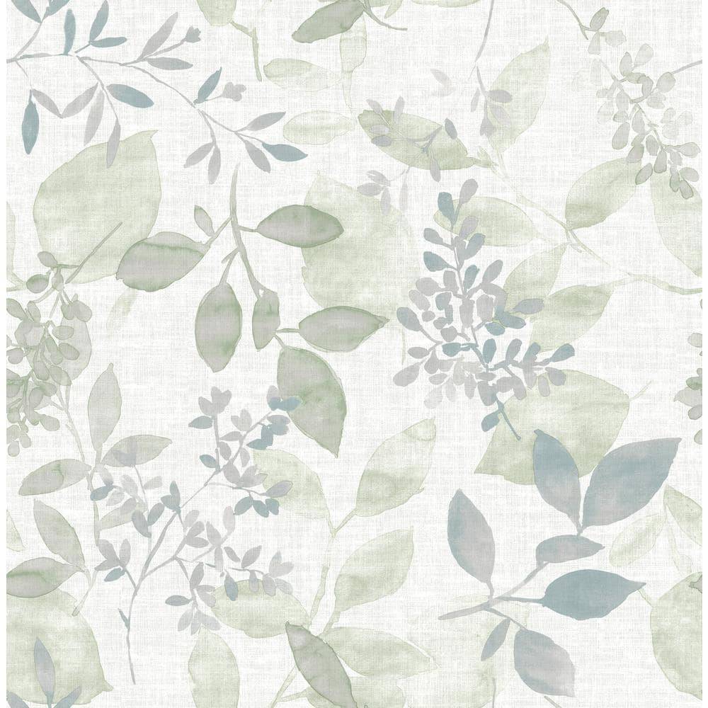 Nuwallpaper Breezy Green Peel And Stick Wallpaper